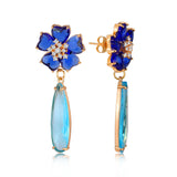 Blue Flowers Crystal