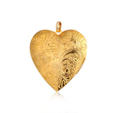 Medium Heart Gold Pedant