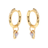 Hoops Keshi Pearl Earrings Gold