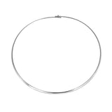 Hard Silver Choker