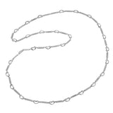 Heart Chain Rhodium