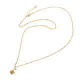 Rose Symbol Chain Necklace Gold