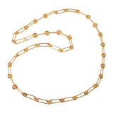 Knot Chain Necklace Gold