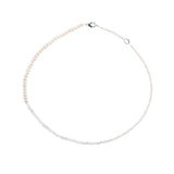 Necklace made of Pearls and Moonstone