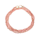 Pink Enamel Chain