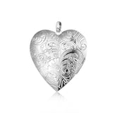 Large Heart Silver Pedant