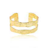 Bracelet Wide Double Gold