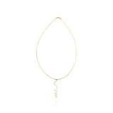 Gold Plated Choker with Spiral Symbol