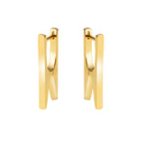 Earrings in the shape of a Clothespin Gold