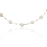 Choker Pink Quartz and Pearls