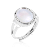 Mother of Pearls Ring Silver