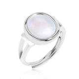 Mother of Pearls Ring Silver