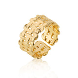 Ring with Weaving Gold