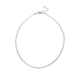 Soft Shiny Choker Silver