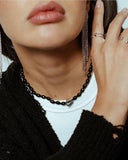 Necklace Unisex with asymmetric pendant