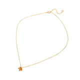 Necklace with Flower Pendant Gold