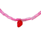 Bracelet with Strawberry pendant Gold