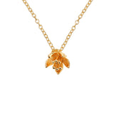 Necklace with Flower Pendant Gold