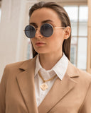 Lilly Gold Red Necklace